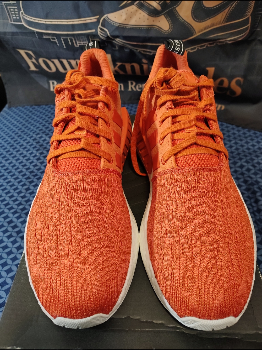 Adidas NMD R2 – Orange Trainers Size 10.5